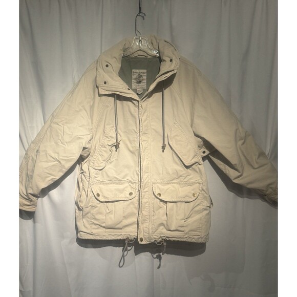 Banana Republic Other - 90s VTG BANANA REPUBLIC SAFARI Khaki Jacket Leather Trim Men's LG 100% Cotton